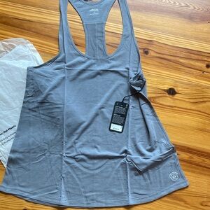 Allbirds Gray Flow Studio Racerback Tank Top